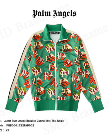 Palm Angels เสื้อแจ็คเก็ต รุ่น Jacket Palm Angels Bangkok Capsule Into the Jungle Code: PMBD001T22FAB002