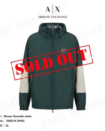 Armani Exchange เสื้อสเวตเตอร์ รุ่น Blouson Reversible Jacket Code: 3RZB18 ZNNSZ
