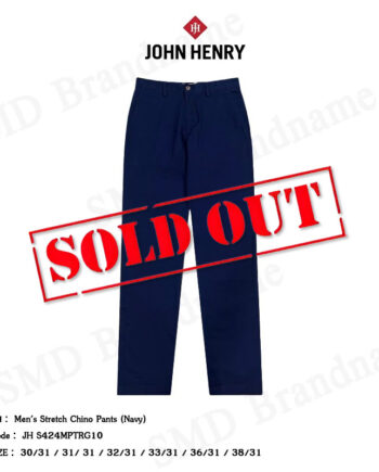 John Henry กางเกงขายาว รุ่น Men's Stretch Chino Pants (Navy) Code: JH S424MPTRG10
