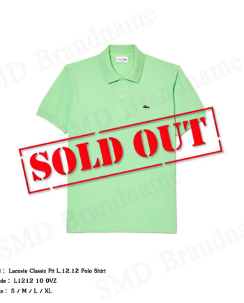 Lacoste เสื้อโปโลชาย รุ่น Lacoste Classic Fit L.12.12 Polo Shirt Code: L1212 10 0VZ
