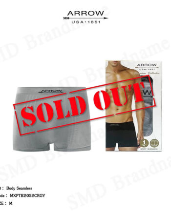 Arrow  กางเกงชั้นในผู้ชาย รุ่น Body Seamless Code: MXPTB20S2CRGY