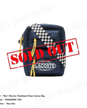 Lacoste กระเป๋าสะพายข้าง รุ่น   Men's Neocroc Checkboard Strap Camera Bag Code: NH4040NZ 793