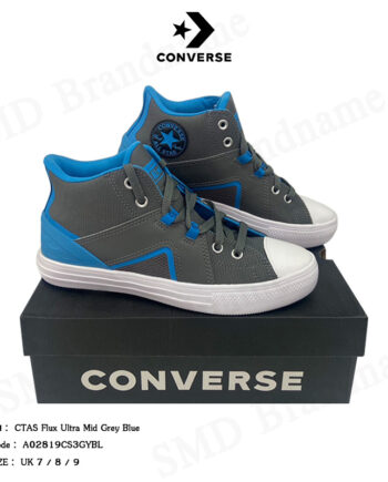 Converse รองเท้าผ้าใบ รุ่น Ctas Flux Ultra Mid Grey Blue Code: A02819CS3GYBL