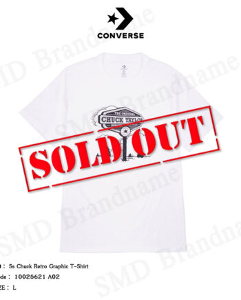 Converse เสื้อยืดคอกลม รุ่น Ss Chuck Retro Graphic T-Shirt Code: 10025621 A02