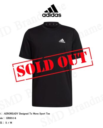 Adidas เสื้อยืด รุ่น Aeroready Designed to Move Sport Tee Code: GR0514