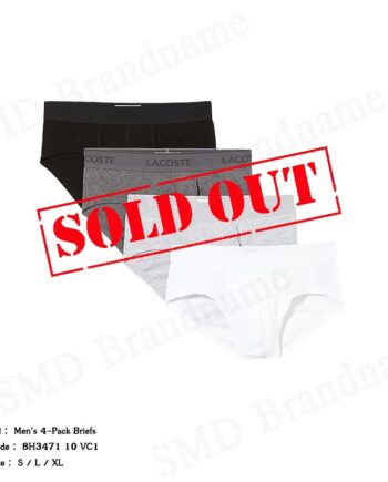 Lacoste กางเกงชั้นในผู้ชาย รุ่น Men's 4-Pack Briefs Code: 8H3471 10 VC1
