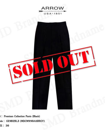 Arrow กางเกงสแล็ค ขายาว ทำงาน รุ่น Premium Collection Pants (Black) Code: GE9B2BL3 (MDCM990A5BRGY)