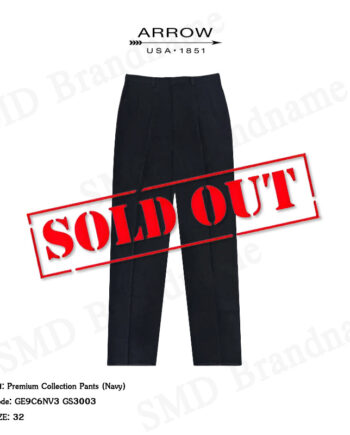 Arrow กางเกงสแล็ค ขายาว ทำงาน รุ่น Premium Collection Pants (Navy) Code: GE9C6NV3 GS3003