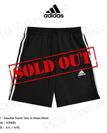 Adidas กางเกงขาสั้น รุ่น Essentials French Terry 3-Stripes Shorts Code: IC9435