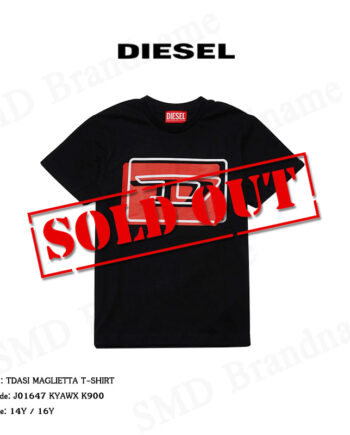 Diesel เสื้อยืดคอกลมผู้หญิง รุ่น TDASI Maglietta T-Shirt Code: J01647 KYAWX K900