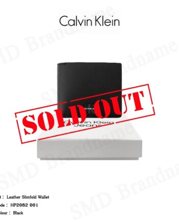 Calvin Klein Jeans กระเป๋าสตางค์ รุ่น Leather Slimfold Wallet Code: HP2082 001