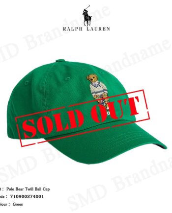 Polo Ralph Lauren หมวกแก๊ป รุ่น Polo Bear Twill Ball Cap Code: 710900274001