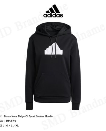 Adidas เสื้อสเวตเตอร์ รุ่น Future Icons Badge of Sport Bomber Hoodie Code: IM4874