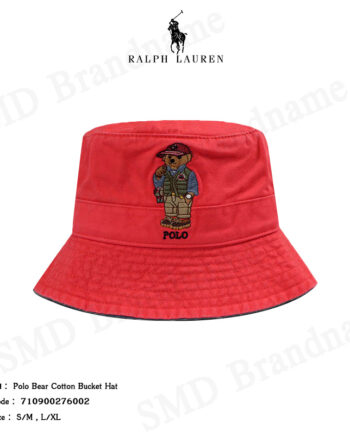 Polo Ralph Lauren หมวกบักเก็ต รุ่น Polo Bear Cotton Bucket Hat Code: 710900276002