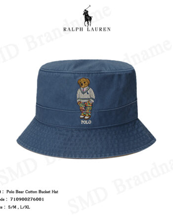 Polo Ralph Lauren หมวกบักเก็ต รุ่น Polo Bear Cotton Bucket Hat Code: 710900276001