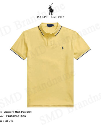 Polo Ralph Lauren เสื้อโปโล รุ่น Classic Fit Mesh Polo Shirt Code: 710842621035