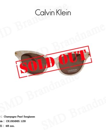 Calvin Klein แว่นตากันแดด รุ่น Champagne Pearl Sunglasses Code: CK18500S 120