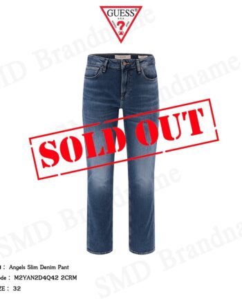 Guess กางเกงยีนส์ขายาว รุ่น Angels slim denim pant Code: M2YAN2D4Q42 2CRM