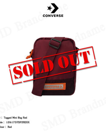 Converse กระเป๋าสะพายข้าง รุ่น Tagged Mini Bag Red  Code: 1261737DF2REXX