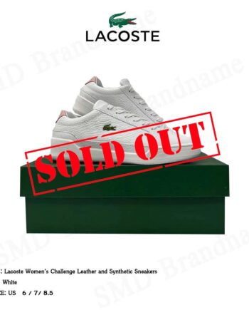 Lacoste รองเท้าผ้าใบ รุ่น Lacoste Women's Challenge Leather and Synthetic Sneakers Code: 7-40SFA00531Y9