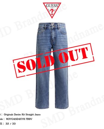 Guess กางเกงยีนส์ขายาว รุ่น Originals Denim Kit Straight Jeans Code: M3YG45D4XY0 FB0V