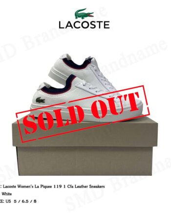 Lacoste รองเท้าผ้าใบ รุ่น Lacoste Women's La Piquee 119 1 Cfa Leather Sneakers Code: 7-37CFA0016407