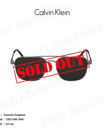 Calvin Klein แว่นตากันแดด รุ่น Gunmetal Sunglasses Code: CK2150S 060