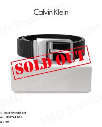 Calvin Klein Jeans เข็มขัด รุ่น Faced Reversible Belt Code: HC0774 001