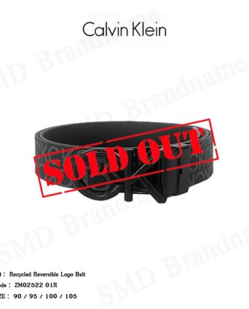 Calvin Klein เข็มขัด รุ่น Recycled Reversible Logo Belt Code: ZM02522 01R