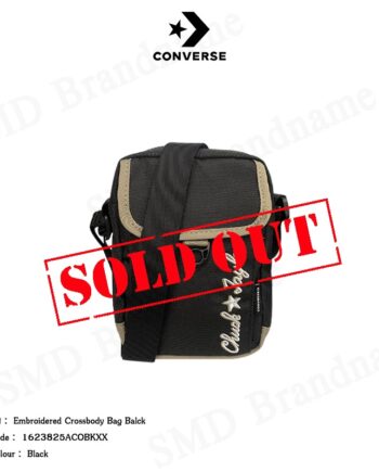 Converse กระเป๋าสะพายข้าง รุ่น Embroidered Crossbody Bag Balck Code: 1623825ACOBKXX