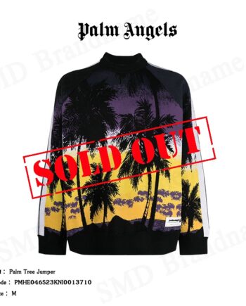 Palm Angels เสื้อสเวตเเตอร์ รุ่น Palm Tree Jumper Code: PMHE046S23KNI0013710