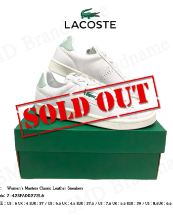 Lacoste รองเท้าผ้าใบ รุ่น Women's Masters Classic Leather Sneakers Code: 7-42SFA00272L6