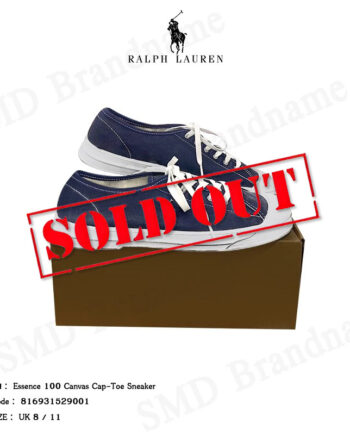 Polo Ralph Lauren รองเท้าผ้าใบ รุ่น Essence 100 Canvas Cap-Toe Sneaker Code: 816931529001