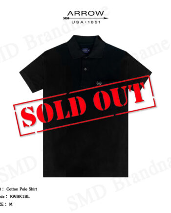 Arrow เสื้อโปโล รุ่น Cotton Polo Shirt Code: KW8K1BL