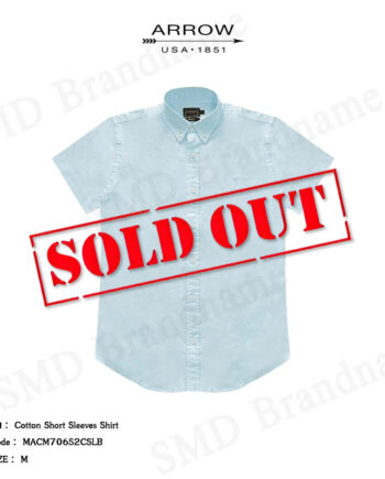 Arrow เสื้อเชิ้ตแขนสั้น รุ่น Cotton Short Sleeves Shirt Code: MACM706S2CSLB