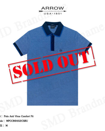 Arrow เสื้อโปโลแขนสั้น รุ่น  Polo Anti Virus Comfort Fit Code: MPCC805S2CSBU