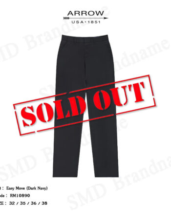 Arrow กางเกงสแล็คผู้ชาย ขายาว ทำงาน รุ่น Easy Move (Dark Navy) Code: RM10890