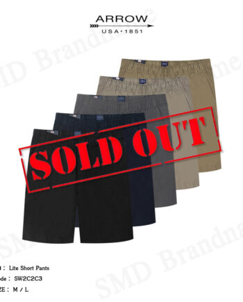 Arrow กางเกงขาสั้นผู้ชาย เซ็ท 5 ตัว 5 สี รุ่น Lite Short Pants Code: SW2C2C3