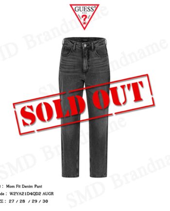 Guess กางเกงยีนส์ขายาว รุ่น Mom fit denim pant Code: W2YA21D4QD2 AUGR