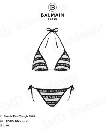 Balmain ชุดว่ายน้ำ รุ่น Balmain Paris Triangle Bikini Code : BKB901220 110
