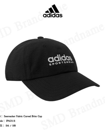 Adidas หมวกแก็ป รุ่น Seersucker Fabric Curved Brim Cap Code: IP6315