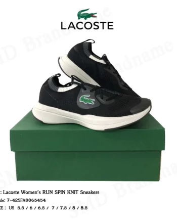 Lacoste รองเท้าผ้าใบ รุ่น Lacoste Women's RUN SPIN KNIT Sneakers Code: 7-42SFA0065454