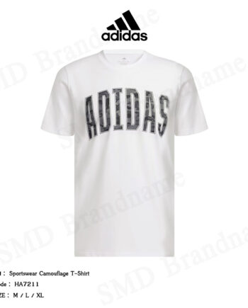 Adidas เสื้อยืดคอกลม รุ่น Sportswear Camouflage T-shirt Code : HA7211