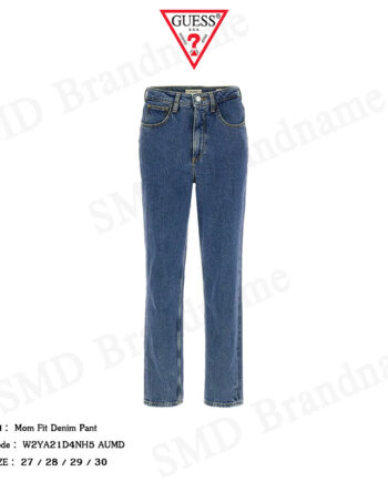 Guess กางเกงยีนส์ขายาว รุ่น Mom fit denim pant Code: W2YA21D4NH5 AUMD