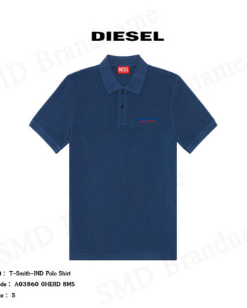 Diesel เสื้อโปโลชาย รุ่น T-Smith-Ind Polo Shirt Code: A03860 0HERD 8MS
