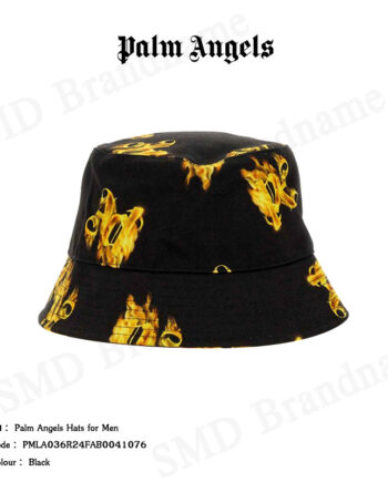 Palm Angels หมวกบักเก็ต รุ่น Palm Angels Hats for Men Code: PMLA036R24FAB0041076