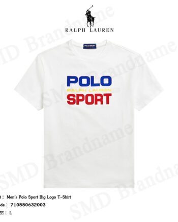 Polo Ralph Lauren เสื้อยืดคอกลม รุ่น Men's Polo Sport Big Logo T-Shirt Code: 710880632003
