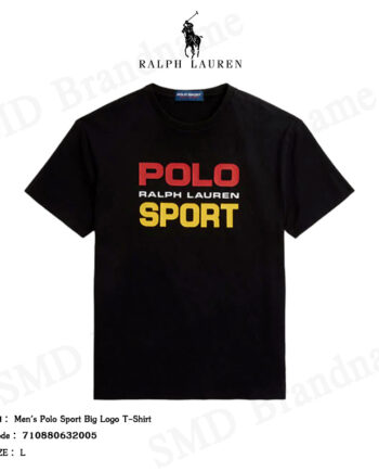 Polo Ralph Lauren เสื้อยืดคอกลม รุ่น Men's Polo Sport Big Logo T-Shirt Code: 710880632005