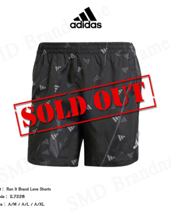 Adidas กางเกงขาสั้น รุ่น Run It Brand Love Shorts Code: IL7228