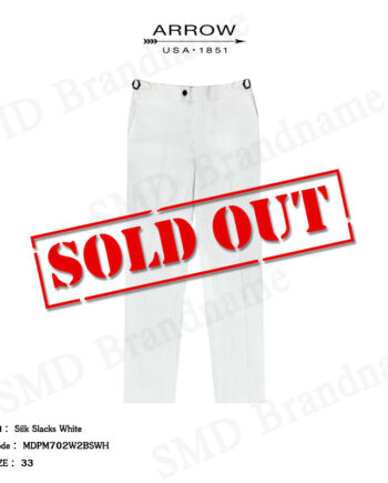 Arrow กางเกงสแล็ค ขายาว ทำงาน ทรง Smart Fit  รุ่น Silk Slacks White Code: MDPM702W2BSWH